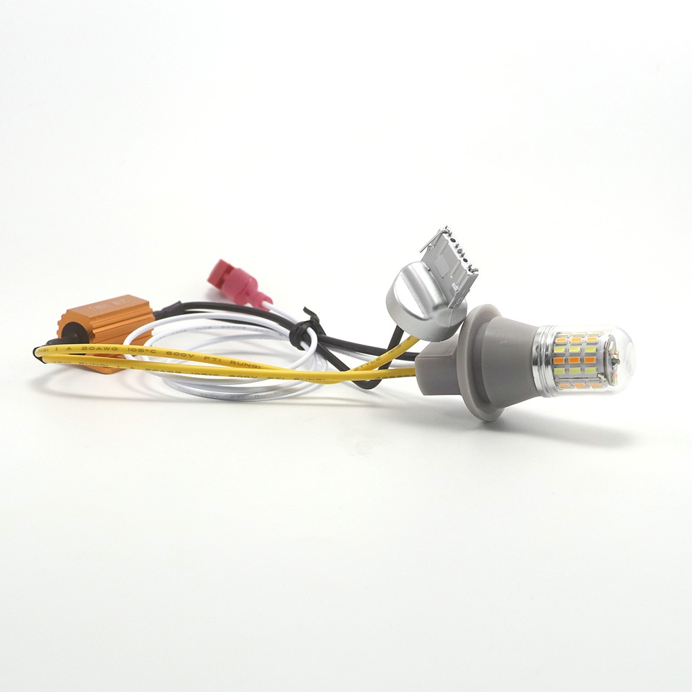 T20 PC Cover Switchback LED Bulb Wedge Base and Silicon Seal