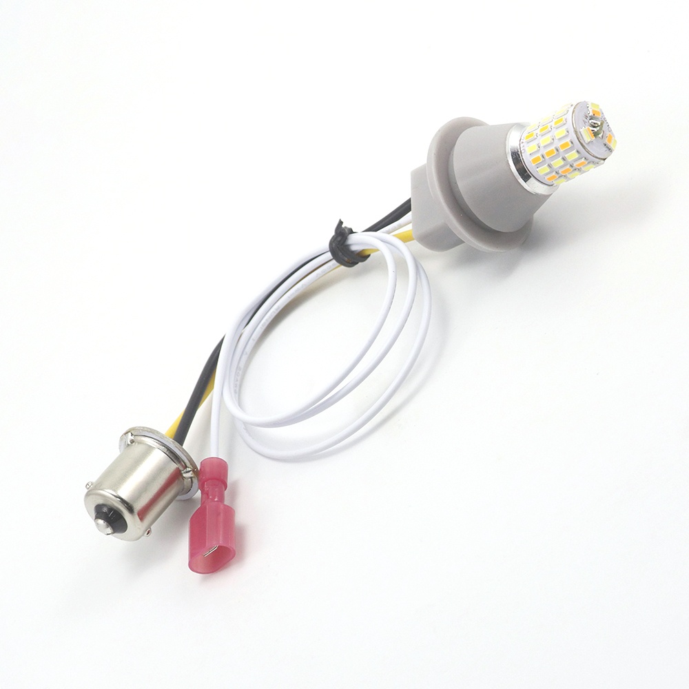 G18 Dual Color LED Bulb 54-SMD 3014 LEDs and Aluminum Core