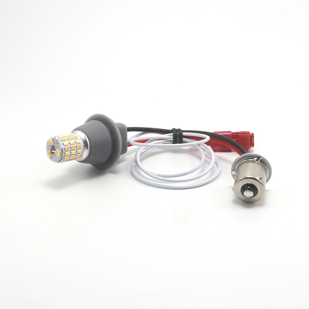 G18 LED Bulb Dual Base Pins and 60cm ACC Power Lead Wire