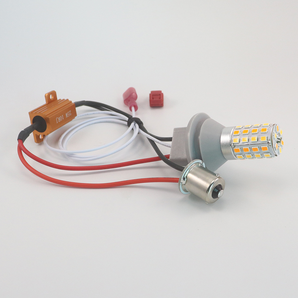 1156 Dual Color LED Bulb Wire Tap and ACC Connection Set