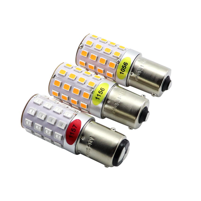 MIDCARS 45-LED series BAY15d 1157, BA15s 1156 and BAU15s bulb comparison