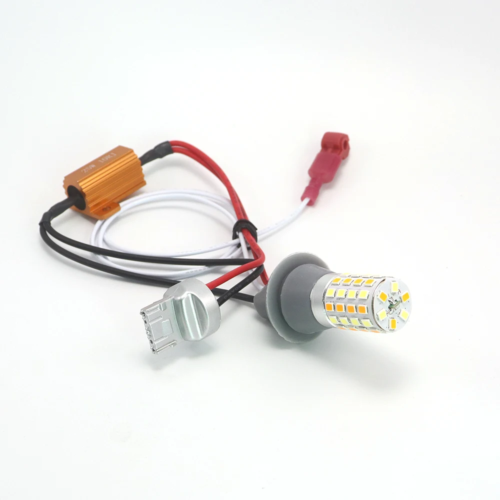 T20 W21W Single Filament Socket and ACC Lead Wire Assembly