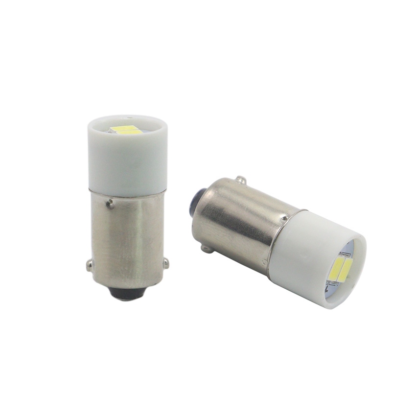 Ultra-Short BA9s T4W LED Bulb - 23mm Low-Profile Pushbutton Indicator Light