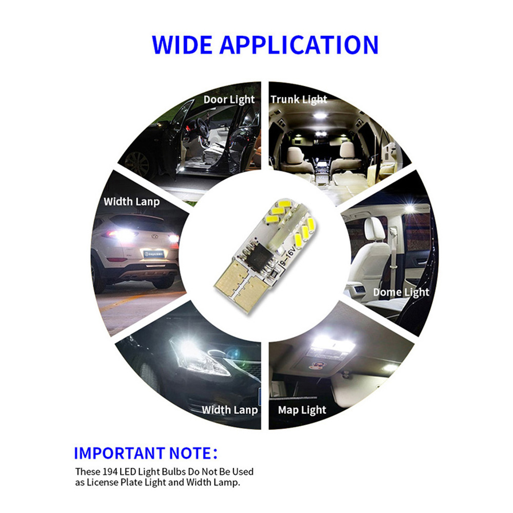 MIDCARS T10-24L LED bulbs packaging and manufacturing craftsmanship
