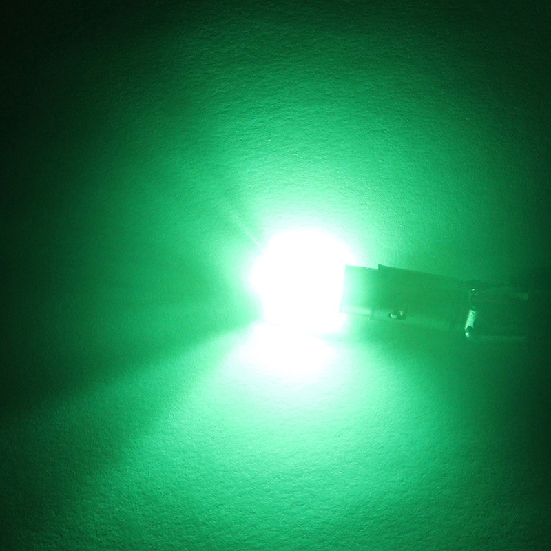 BA9s T4W LED miniature bulb amber yellow 590nm optical illumination test
