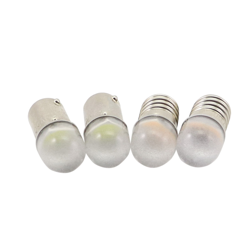 Ultra-short 25mm BA9s LED bulb with clear and frosted optical lens diffuser options
