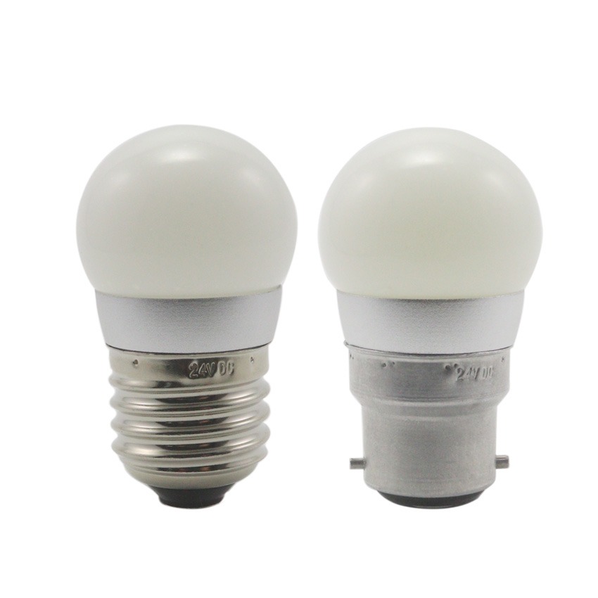 Low Voltage G35 LED Bulb - E27 B22 Frosted Glass Globe 6V 12V 24V