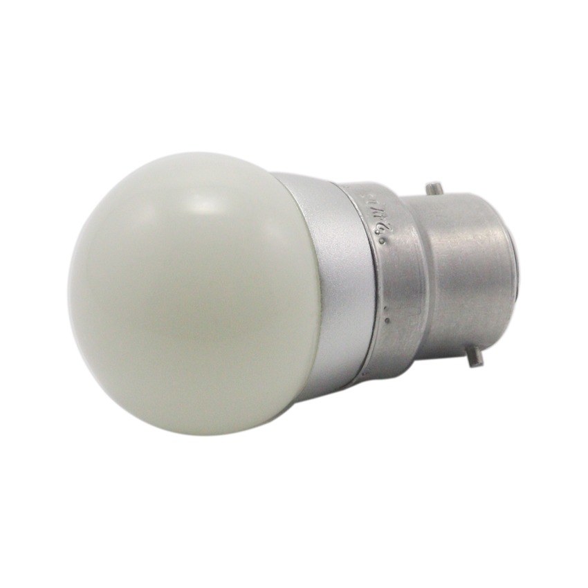 Rear base view of G35 E27 and B22 low voltage LED light bulbs