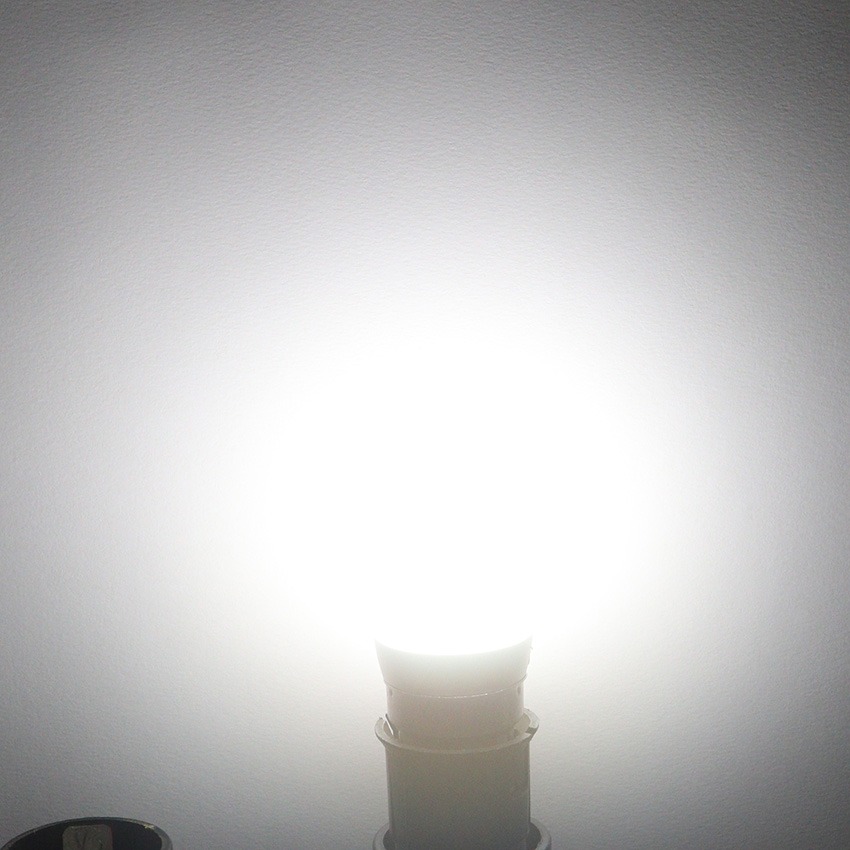 G35 low voltage LED globe bulb 6500K daylight white 300LM optical output test