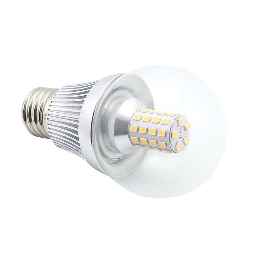 Low voltage A60 G60 LED bulb with B22 bayonet cap base, 360 degree cross-type LED array
