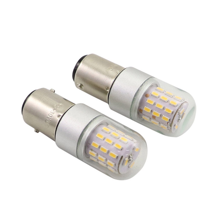 BA15d BAY15d T18 LED Bulb - Clear PC Cover Double Contact Miniature Bayonet Light 10V-80V