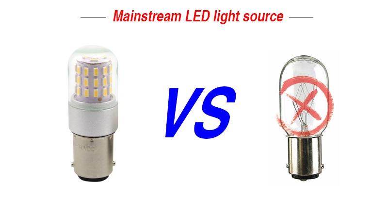 T18C-39L LED bulb vs traditional fragile incandescent bulb comparison