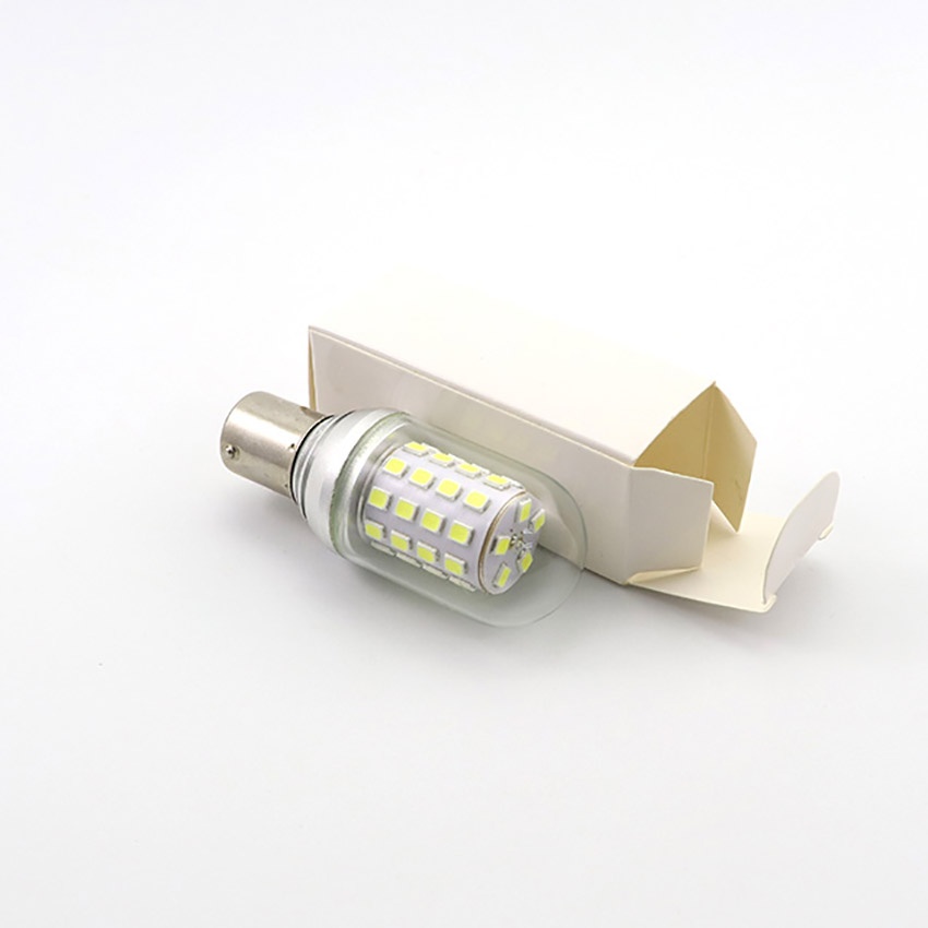 T25 marine LED bulb standing view showing D25x65mm profile and aluminum heat sink