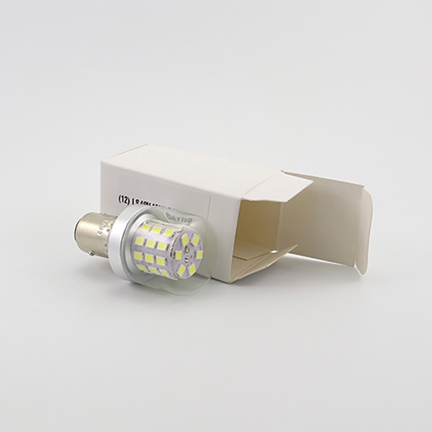 T28 short LED bulb comparative perspective showing heavy-duty aluminum thermal core