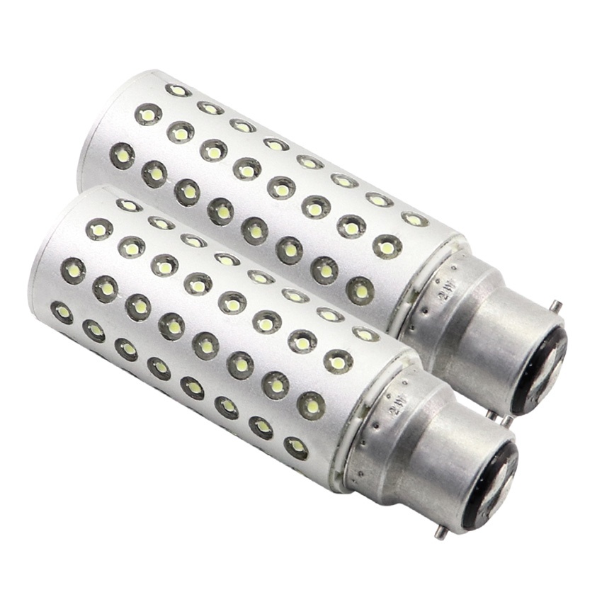 360 degree cylindrical DIP LED emitters array on marine aluminum navigation bulb