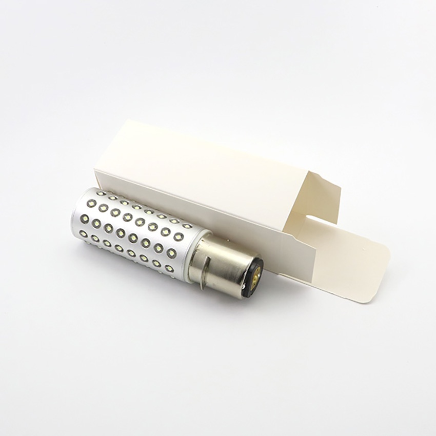 T32 marine LED navigation bulb neutral industrial packaging box and unboxing perspective