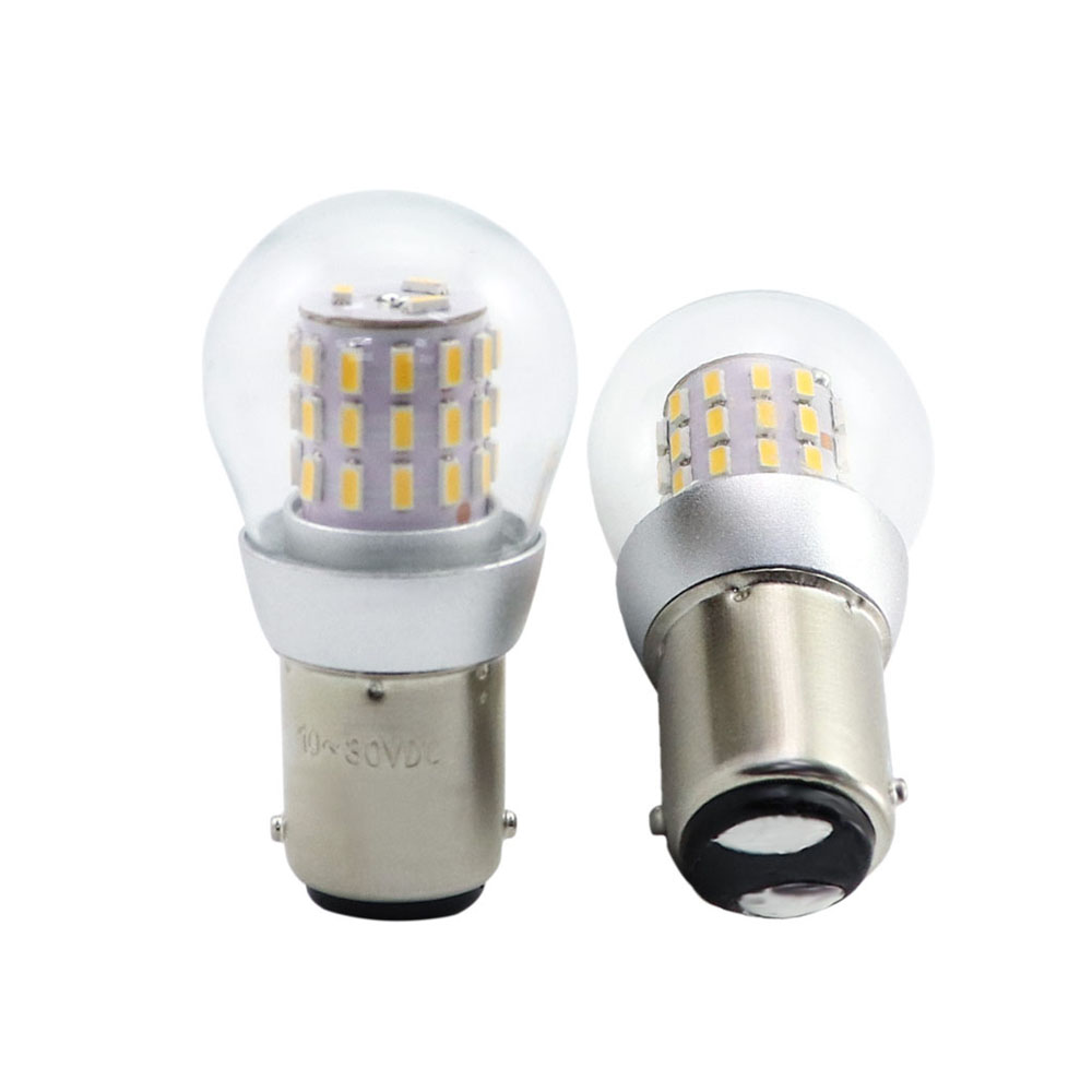 S25 Marine LED Navigation Bulb (25W Equiv) - IP66 Aluminum Glass (10-36VDC / 48-80VDC)