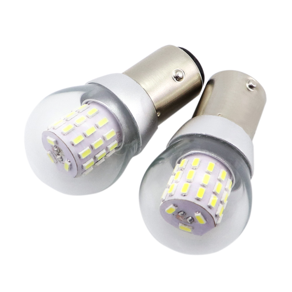 S25 marine LED lamp clear optical glass globe dome close-up