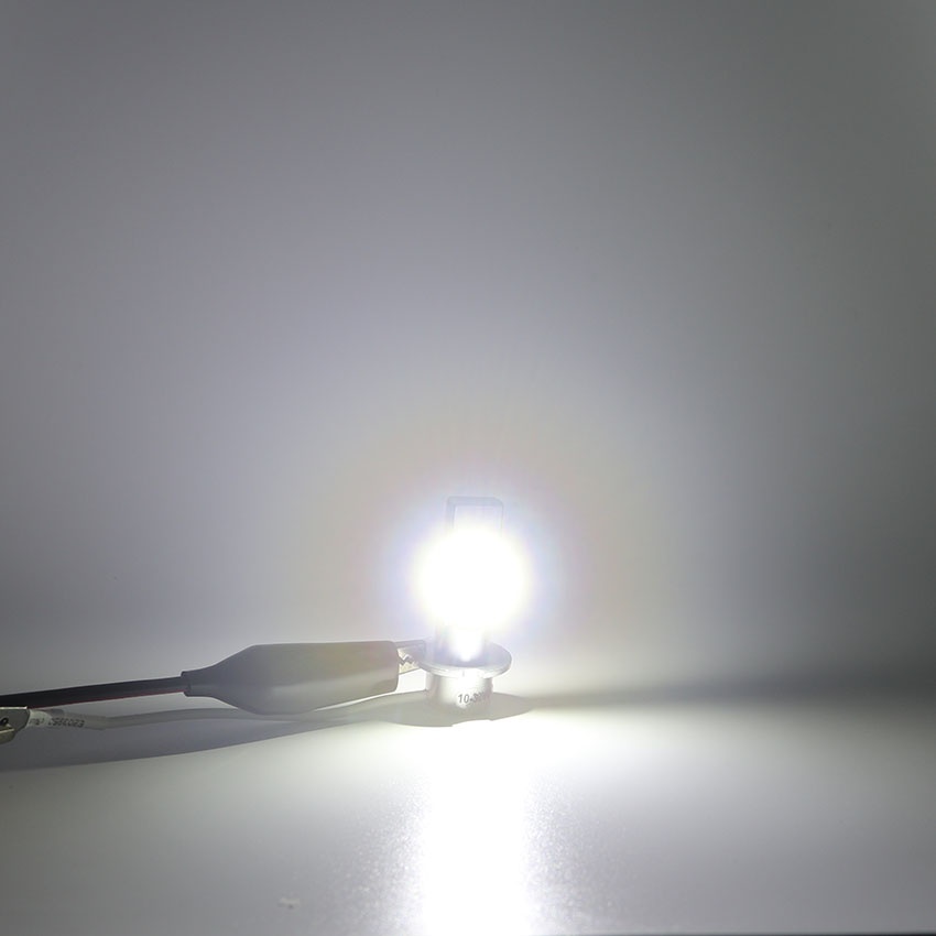 H3 LED fog light bulb 7W 700LM bench test laboratory 360 degree illumination pattern