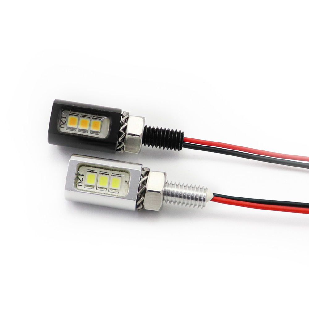 M6 LED license plate bolt light waterproof IP68 studio product photography showcase