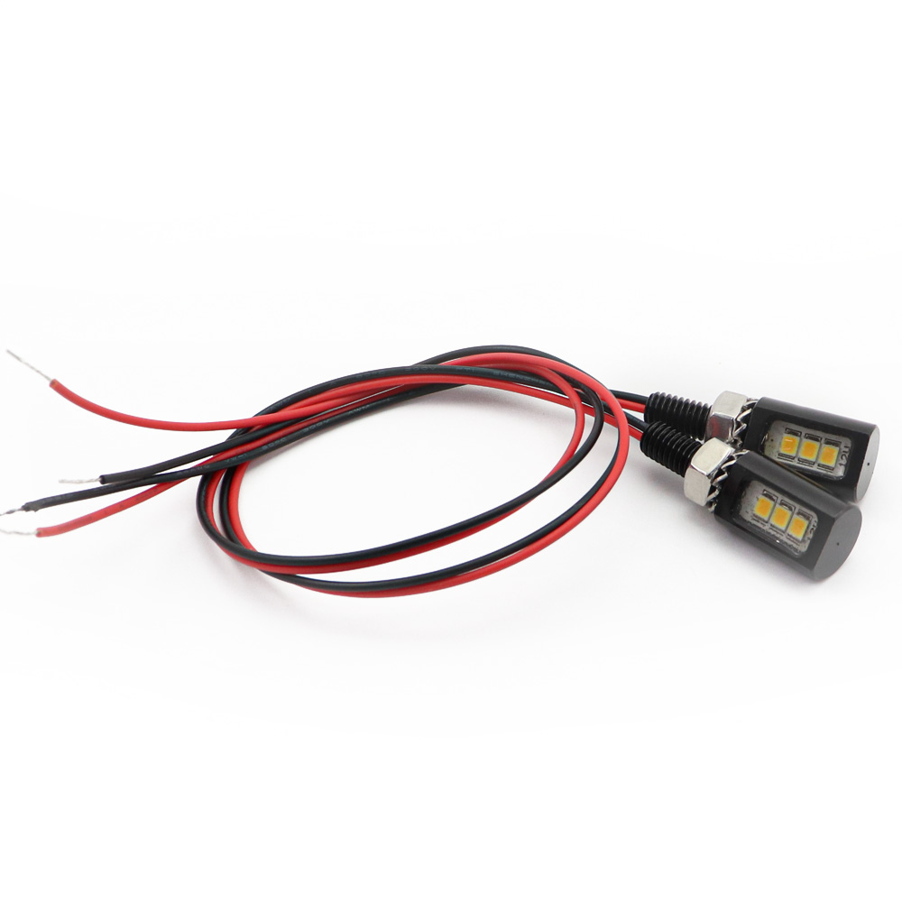 M6 LED bolt lamp illuminated 3000K warm white downward lighting distribution