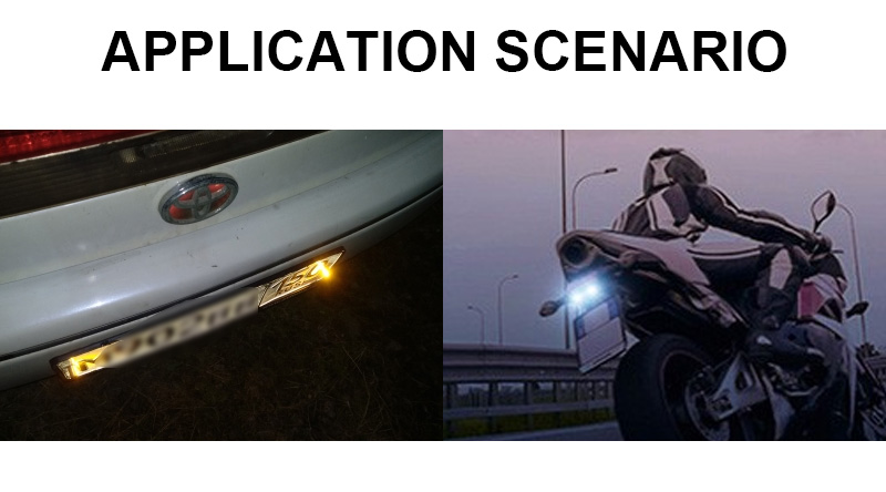 M6 LED bolt light vehicle application scenarios motorcycle car and truck installation