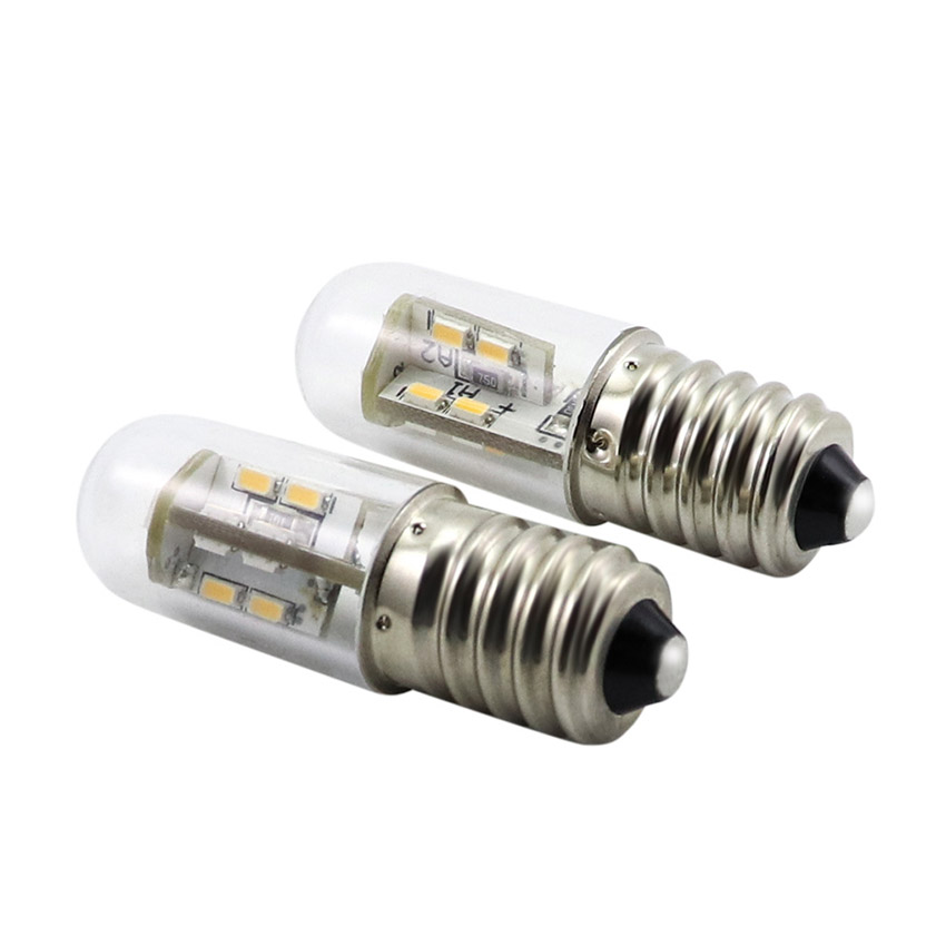 T15 E14 LED refrigerator replacement lamp standing profile highlighting compact 14mm base