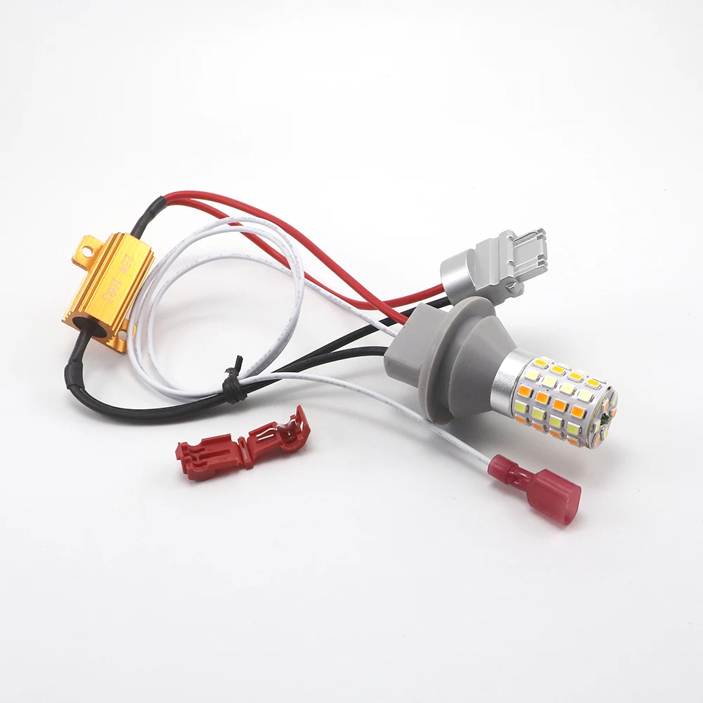 3156 Switchback LED Bulb SMD 2835 Array and Aluminum Heat Sink