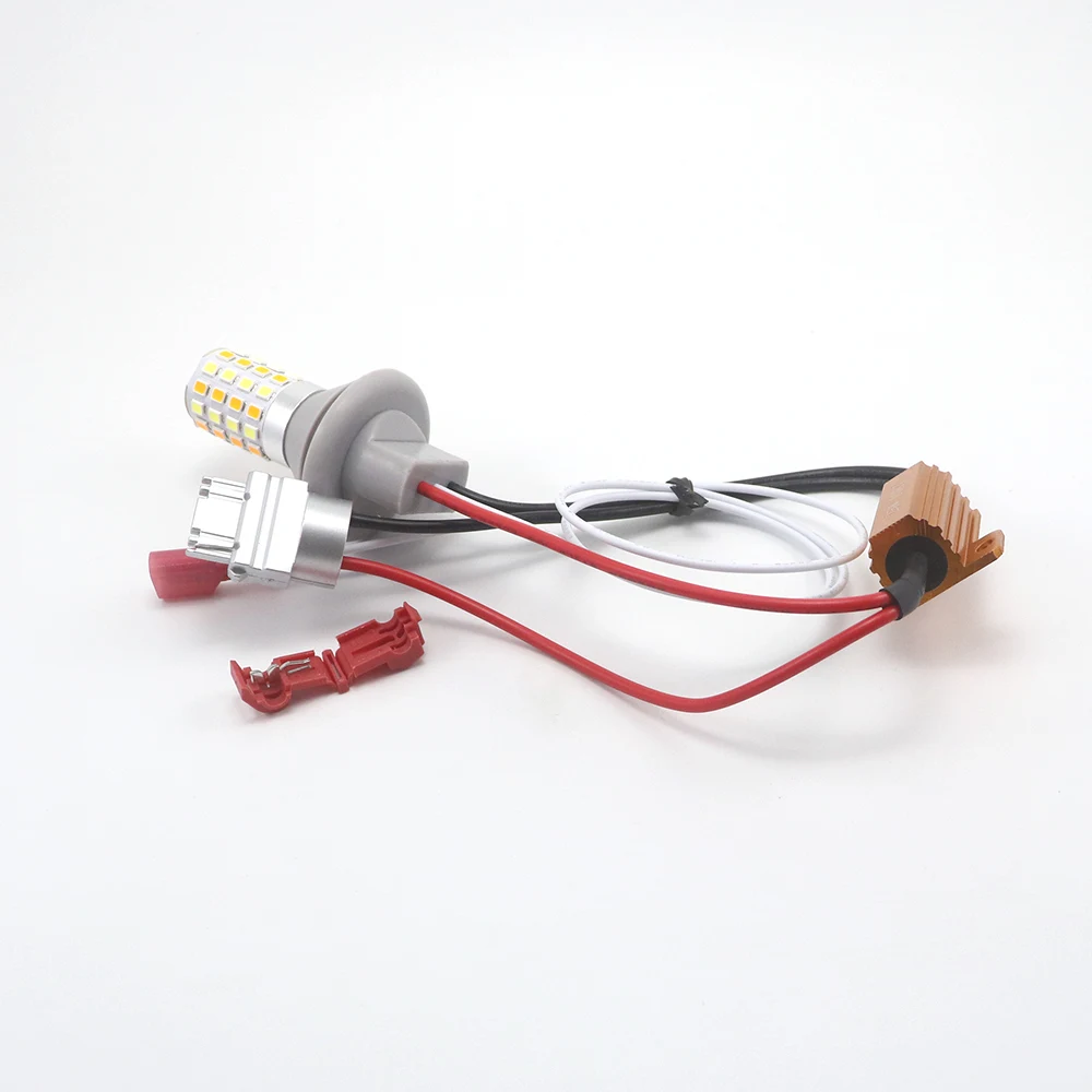 3156 Wedge Base Single Filament Socket and ACC Wire Lead