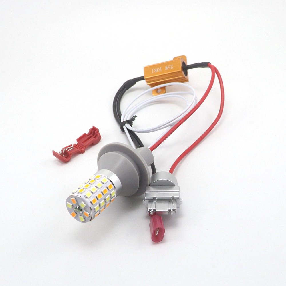 3156X-54L35-10R LED Bulb with 25W Gold Aluminum Load Resistor