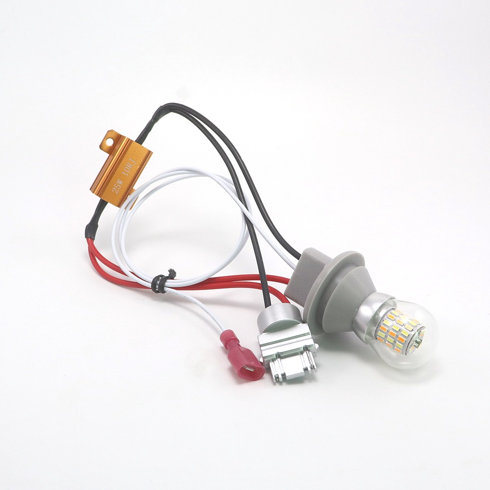 3156 Glass Cover LED Bulb 54x SMD 3014 Sealed Optical Design