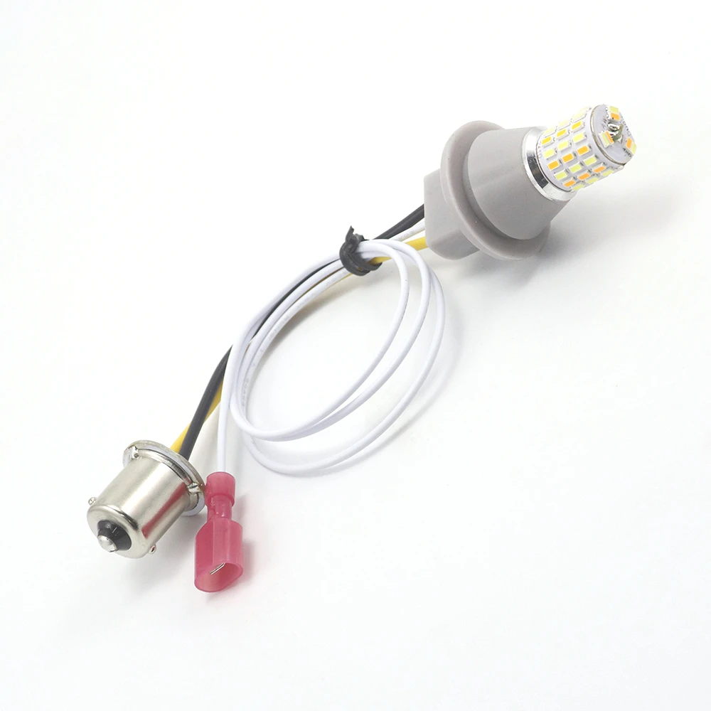 G18 Dual Color LED Bulb 54-SMD 3014 LEDs and Aluminum Core