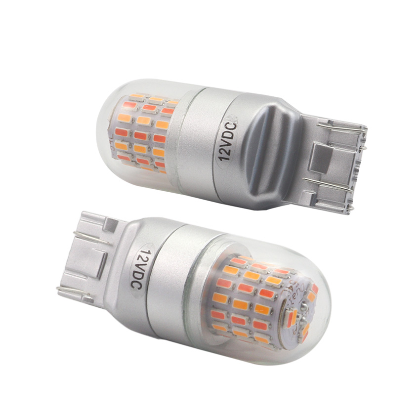 7443-54L14 Switchback LED Bulb T20 Wedge Base