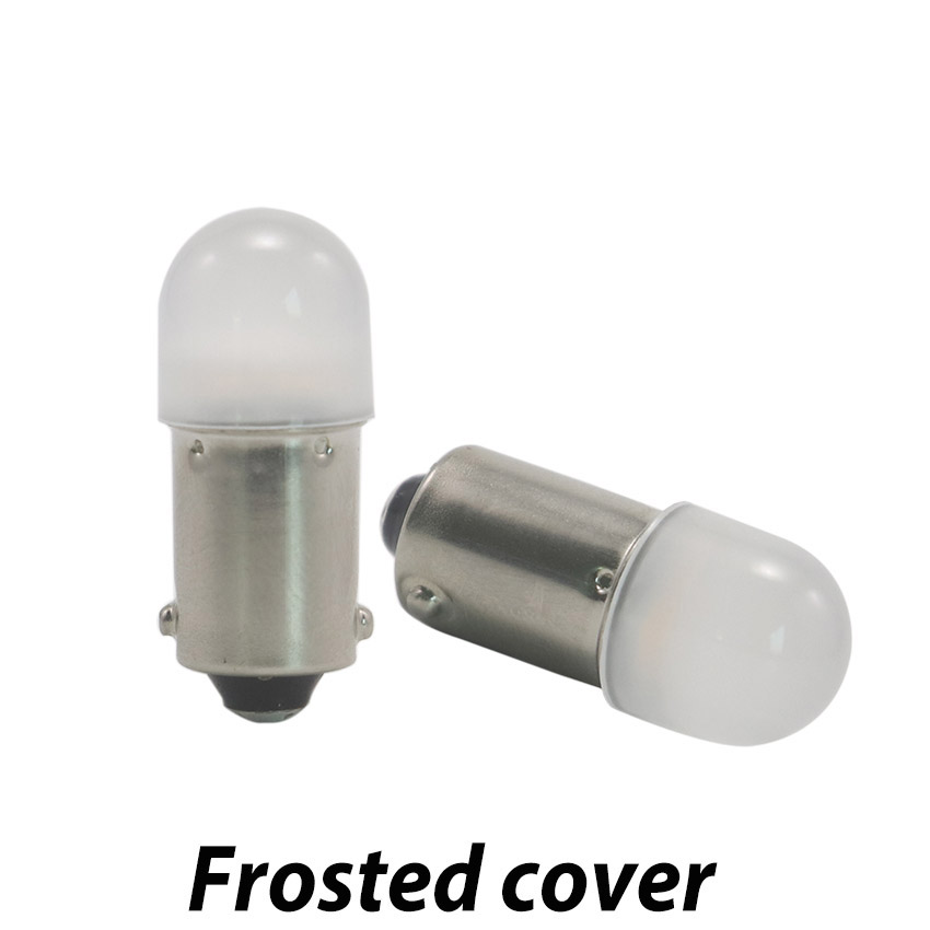 Frosted BA9s T4W LED Bulb - Ultra-Short 25mm Diffused Lens Indicator Light
