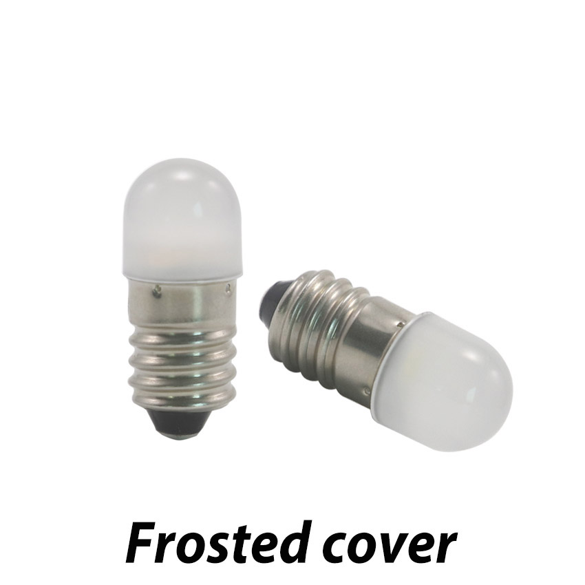 Frosted BA9s and E10 screw base options for compact 25mm miniature indicator lights