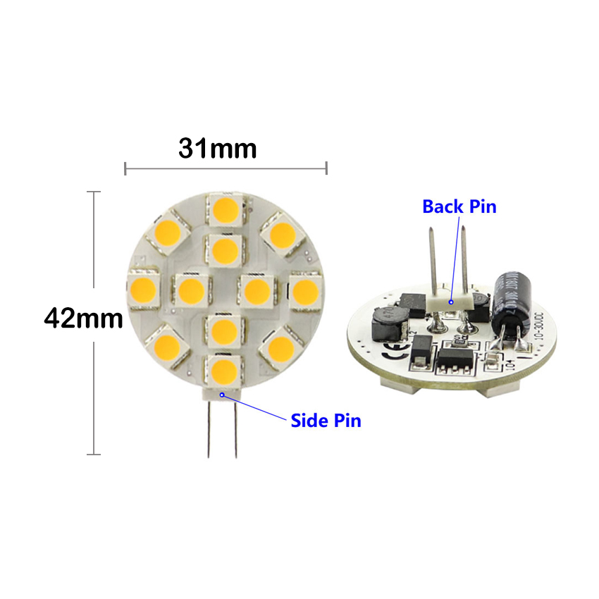 G4 led Bulb 10-30V 3W