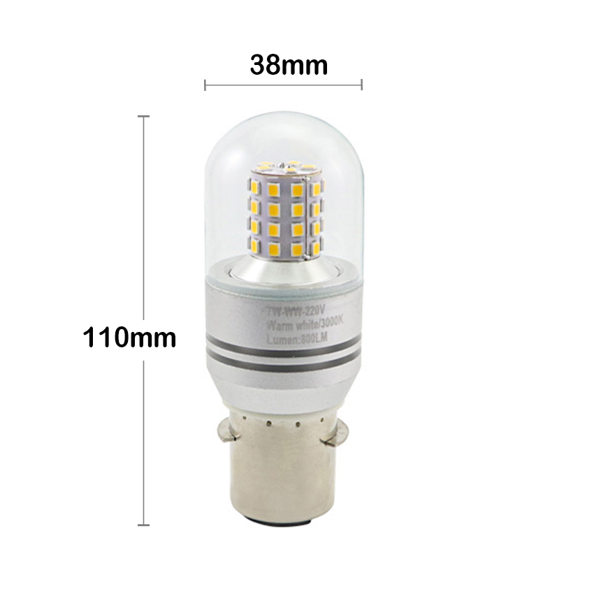 G60 led Bulb E27and B22 Base 9W 10-30VDC and 48VDC