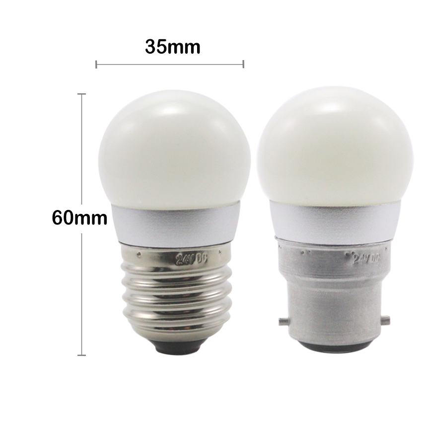 24V G35 LED Bulb E27 B22 Base