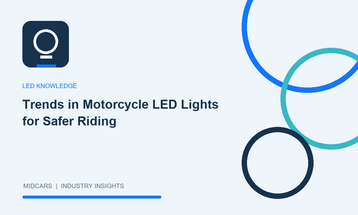 Trends in Motorcycle LED Lights for Safer Riding