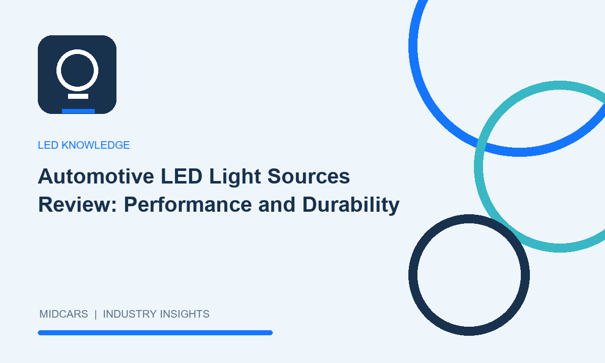 Automotive LED Light Sources Review: Performance and Durability